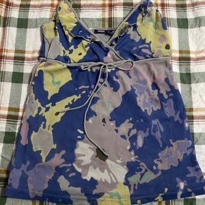 Mexx Women's Blue and Gray Camisole